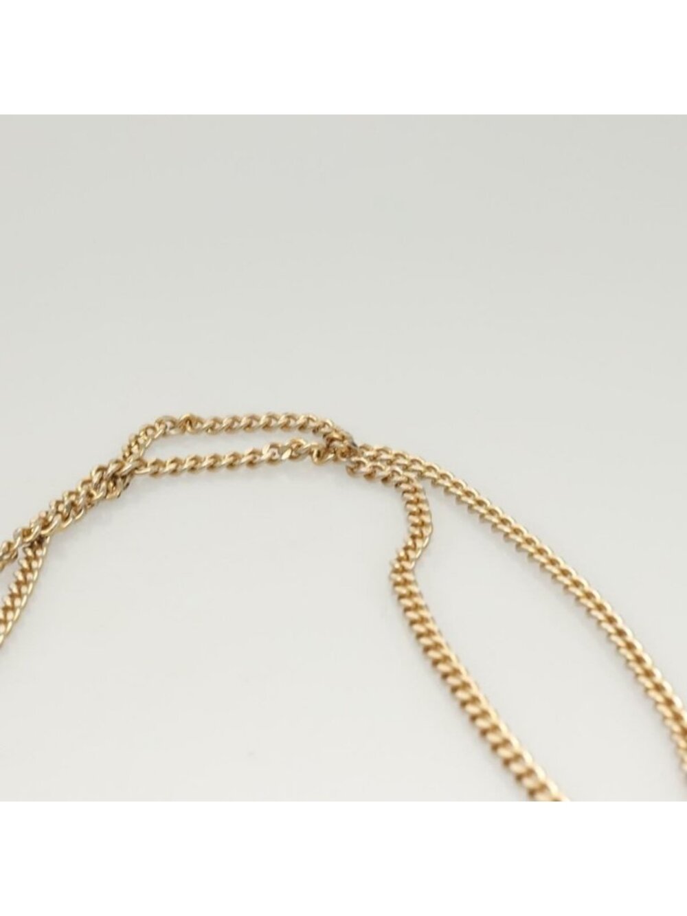 Authentic Christian Dior Chain Shoulder Bag Leather Black Gold - Picture 6 of 16